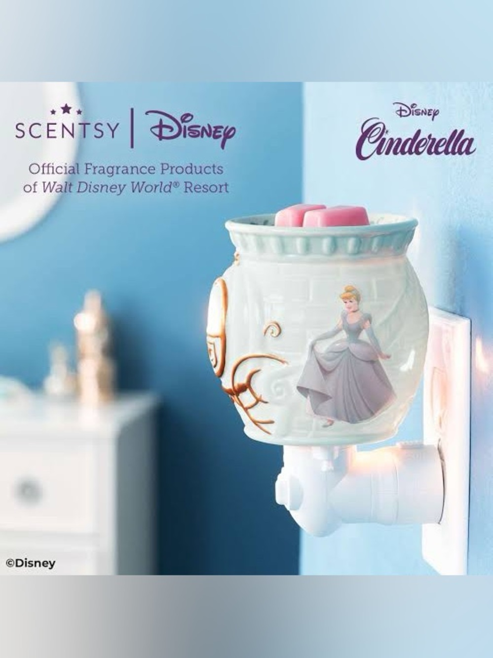 Disneys Cinderella Scentsy Mini Warmer